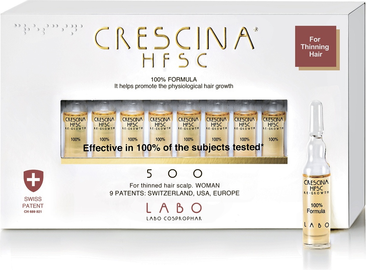 Crescina 500 Woman Re-Growth HFSC сыворотка в ампулах 20 шт по 3.5 мл