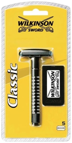 Wilkinson Sword Classic Т-образная бритва 1 шт + 5 сменных лезвий