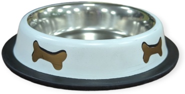 Миска Boogie ASB(P2P)-8 oz 230 мл серебристый, белый