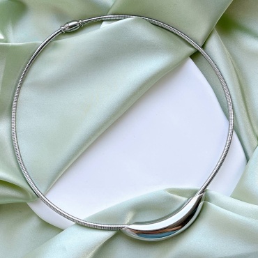Чокер Stainless Steel длина 45 см медицинская сталь без вставок