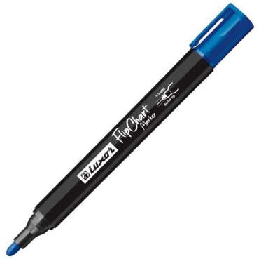 Маркер LUXOR 5152/12 Box, 1 шт, 3 мм, Синий