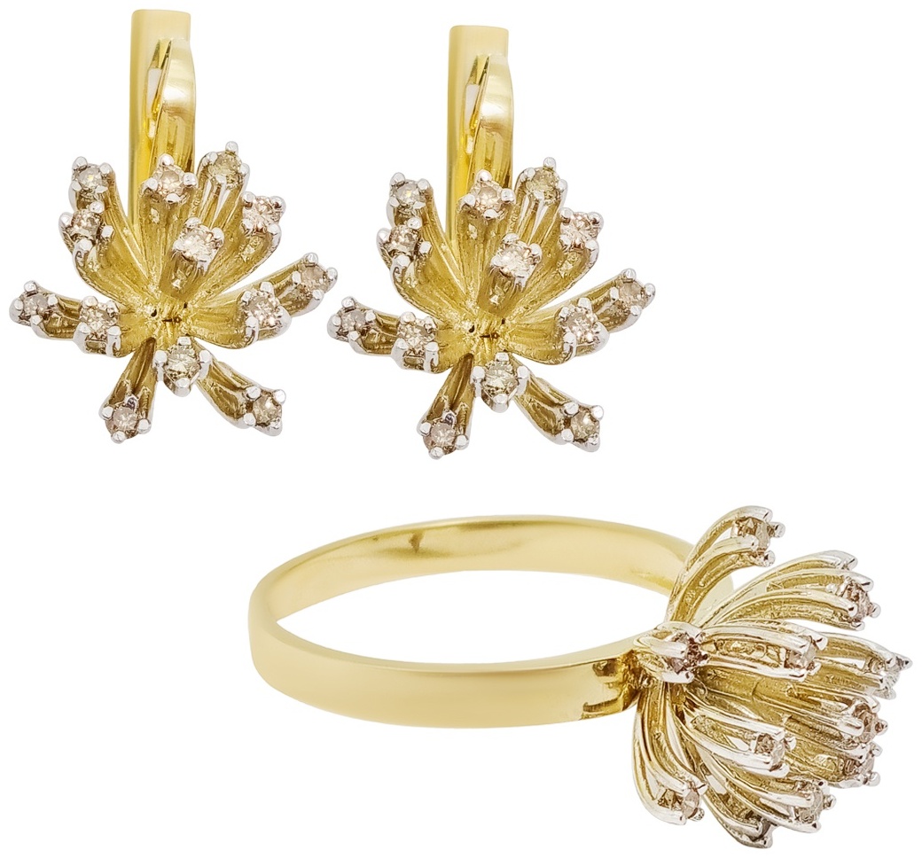 NN Diamond 107 вес 9 г золото, бриллиант