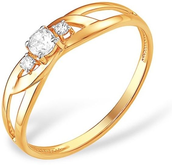 Kari jewelry b2100310 размер 18 вес 1.26 г золото, фианит
