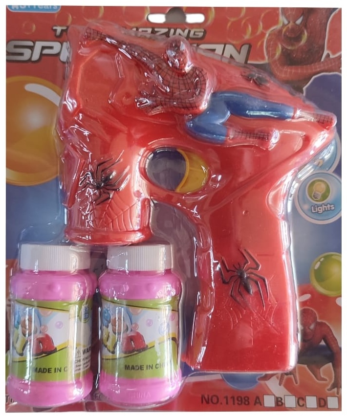 Купить Bubble gun мыльные пузыри Человек Паук 2011 в Алматы – Магазин ...