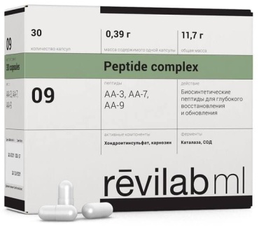 Peptides Revilab ML 09 для опорно-двигательного аппарата капсулы 30 шт