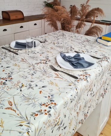 Скатерть Maryam decor & textile 250x150 см, хлопок, дак, 1 шт