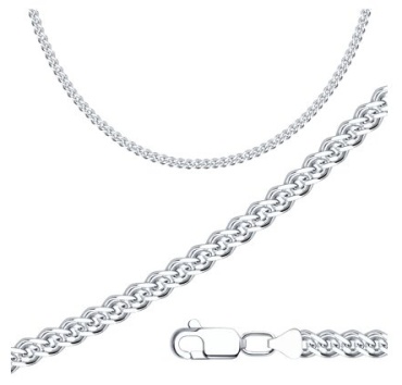 ZLATA Z40968061006_60 длина 60 см, вес 27.58 г серебро, плетение нонна