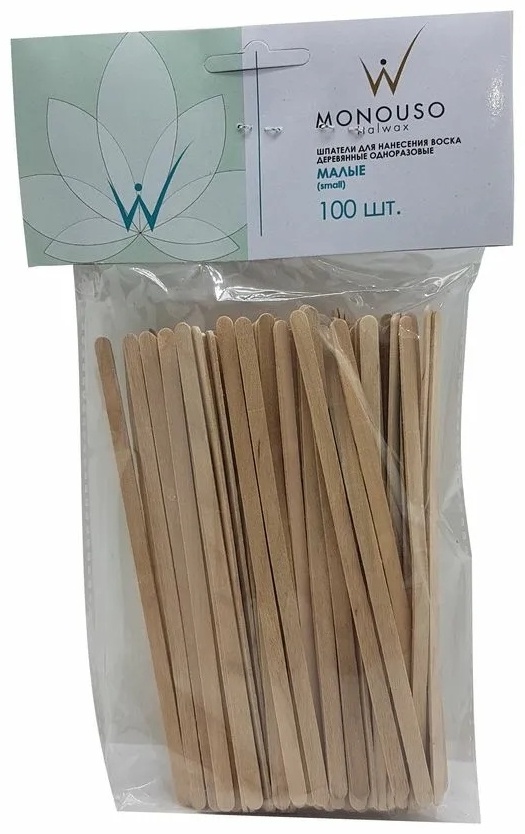 ITALWAX шпатель для депиляции дерево 10x114 мм 100 шт
