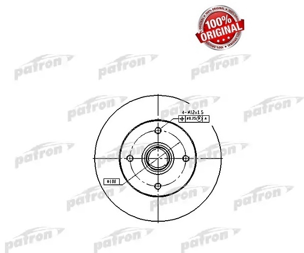 Диски PATRON задние PBD1529
