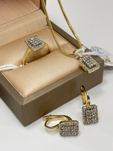 Sandu gold 1.29/2.15 ct вес 17.07 г золото, бриллиант