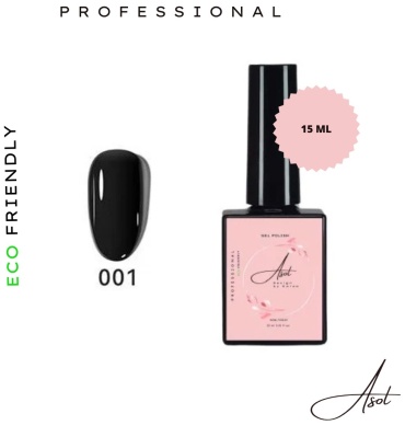 Asol гель-лак Classic 001 глянцевое 15 мл