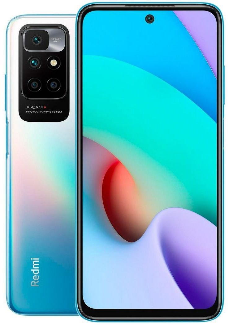 Купить Xiaomi Redmi 10 2022 6 ГБ/128 ГБ голубой в кредит в Алматы ...