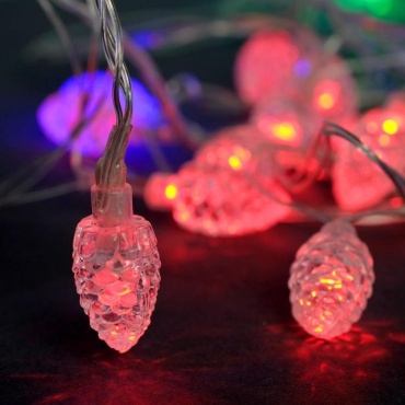 Нить, шишки Luazon Lighting цвет свечения мультиколор 5 м