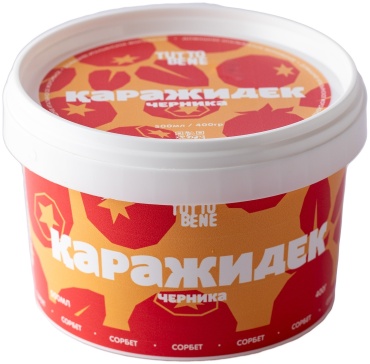 Мороженое TUTTO BENE Черника сорбет 400 г