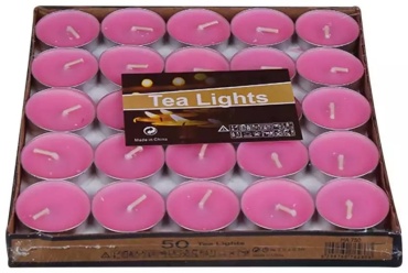 Ароматическая свеча Tiu Tea Lights 116447 0.5 см, 50 шт