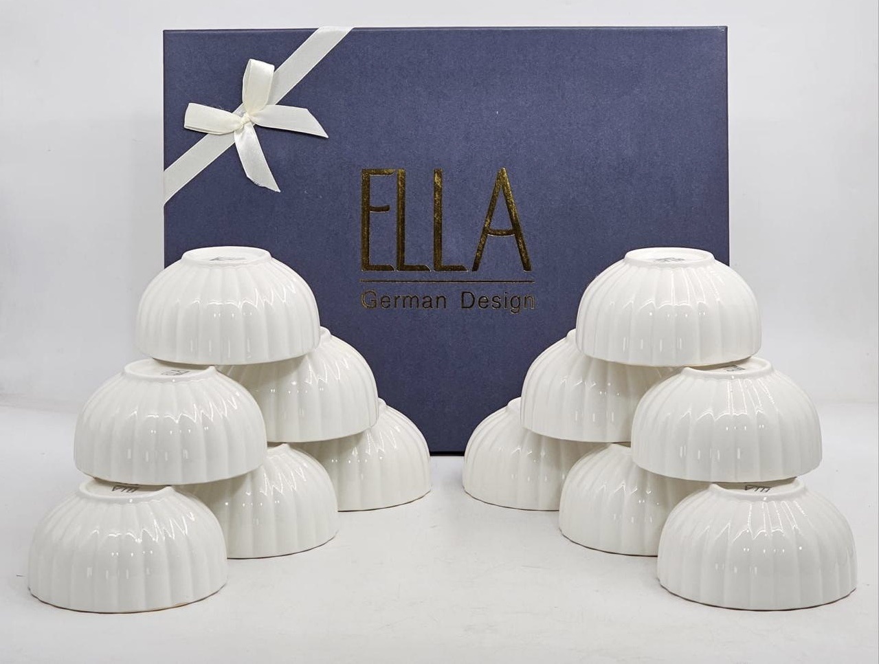ELLA набор пиал 4573 200 мл, керамика, 12 шт