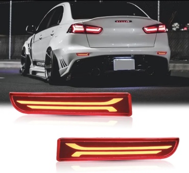Светодиодный отражатель бампера для Mitsubishi Lancer X, Outlander