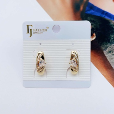 Серьги Fallon Jewelry бижутерный сплав, ювелирный сплав, медицинское золото, кристалл