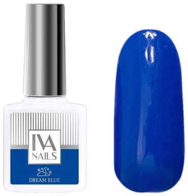 Iva nails гель-лак Dream Blue №4 глянцевое 8 мл