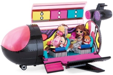 Кукла-сюрприз L.O.L. Surprise! Remix Plane Transforming 4-в-1 571339, 10 см аксессуары в комплекте