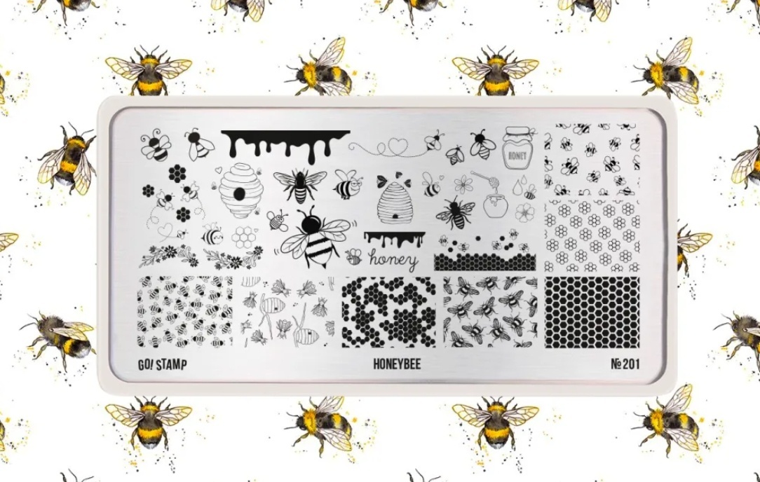 Go! Stamp пластины №201 Honeybee