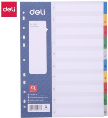 DELI 044-5724, 10 шт, мультиколор