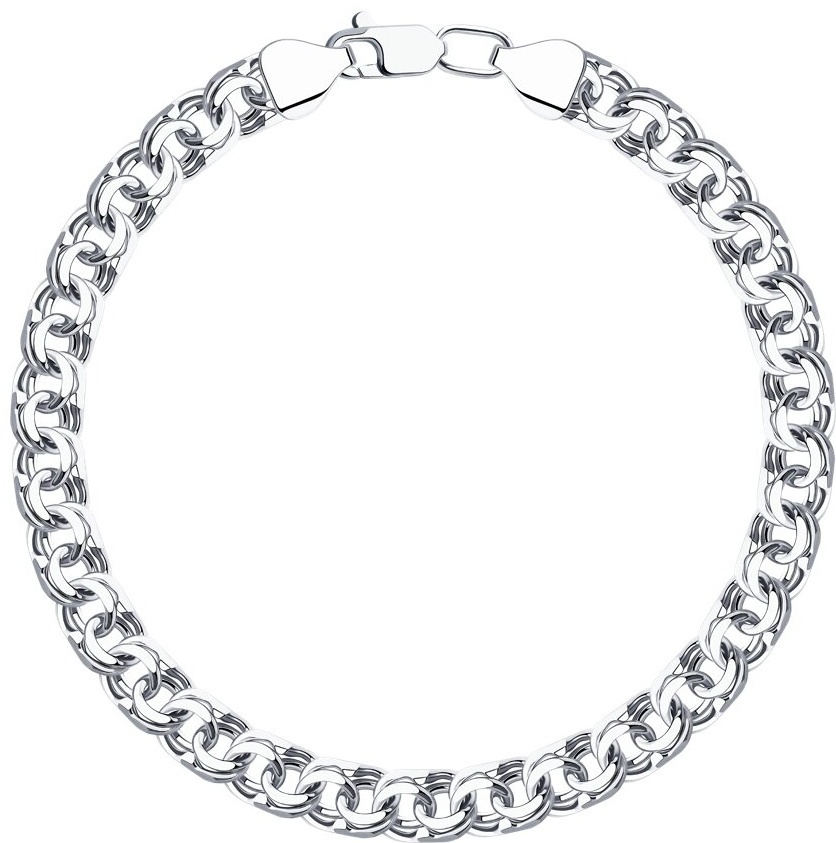 SOKOLOV BRA-SO-925-0306915-21 длина 21 см, вес 9.79 г серебро, плетение бисмарк