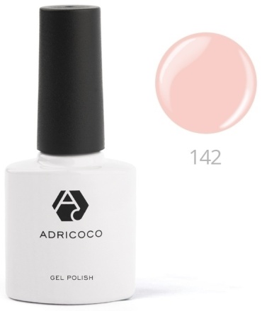 ADRICOCO гель-лак Gel №142 нежно-персиковый глянцевое 8 мл