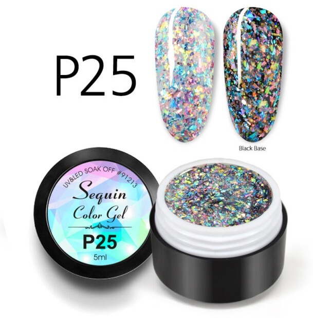 CANNI гель для дизайна Sequin P25 5 мл