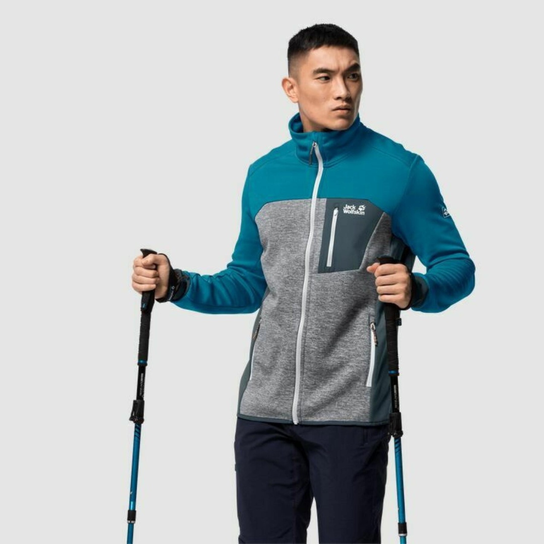 Олимпийка Jack Wolfskin мультиколор