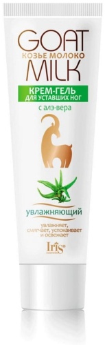 Iris cosmetic Козье молоко с алоэ-вера гель для ног 100 мл