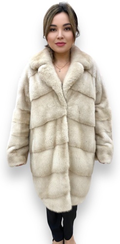 Шуба Europa Furs бежевый