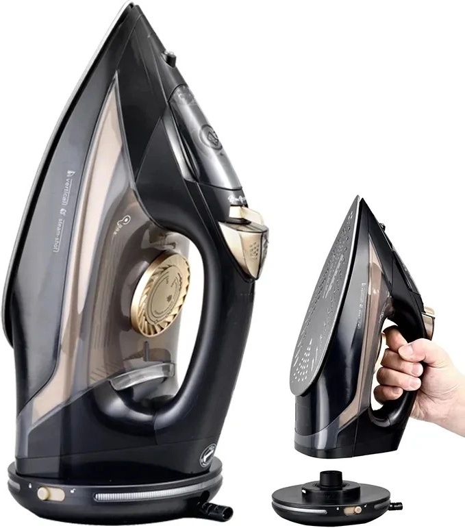 Утюг Super Crest SCT-1014 черный, золотистый