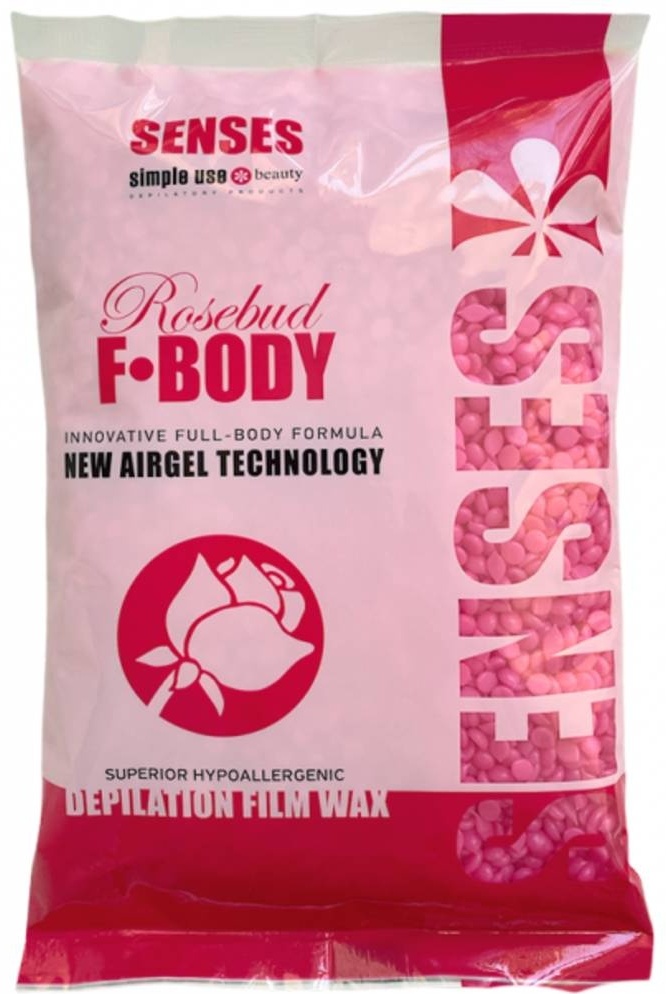 Воск пленочный Simple Use Beauty Senses Rosebud плотность мягкая в гранулах 800 г