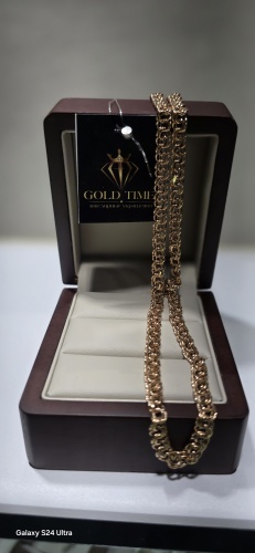 GOLD Time 200176178 длина 60 см, вес 13.5 г золото, плетение бисмарк