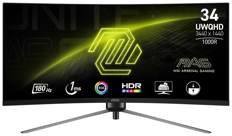 Монитор 34" MSI MAG 345CQR черный