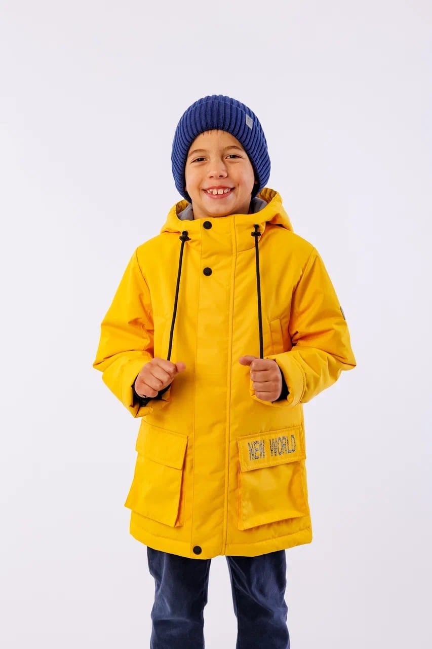 Демисезонная куртка Uki kids желтый
