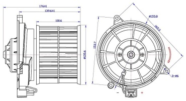 SAT вентилятор печки ST-1252926