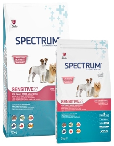 SPECTRUM ADULT SENSITIVE27 для взрослых мелкой породы 12 кг