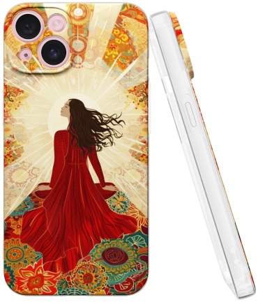 Чехол Mcover для Apple iPhone 15 рисунок