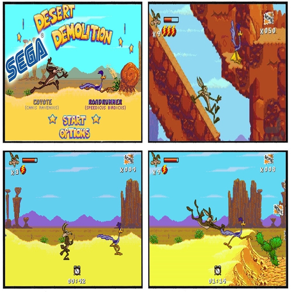 Купить Видеоигра Desert Demolition Starring Road Runner and Wile E. Coyote  SEGA ENG в Алматы – Магазин на Kaspi.kz