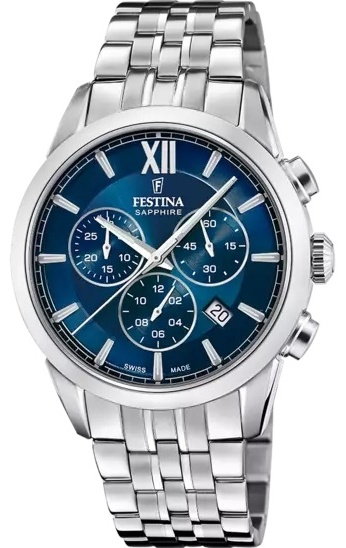 Кварцевые Festina F20040/2 нержавеющая сталь