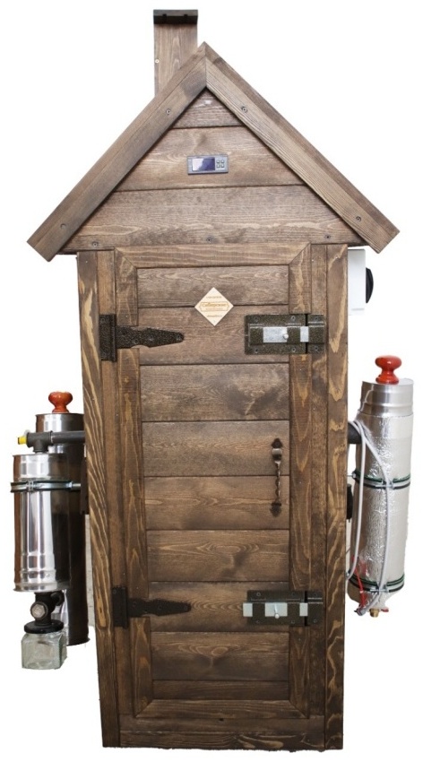 Коптильня 130x48x54 см, комбинированный