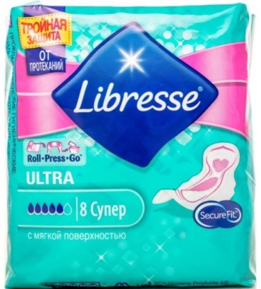 Libresse прокладки Супер 8 шт