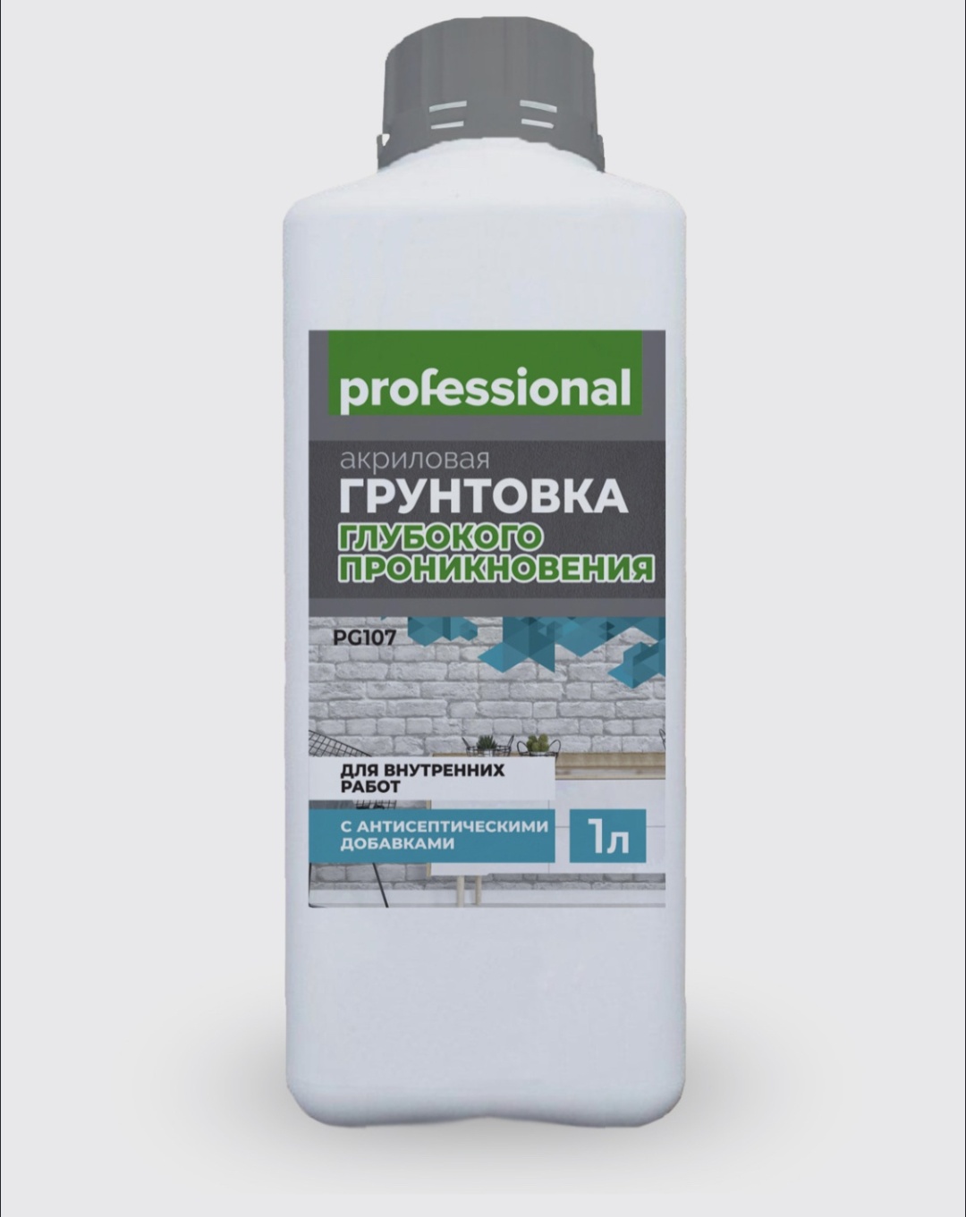 Акриловая грунтовка для гипса, 1000 мл
