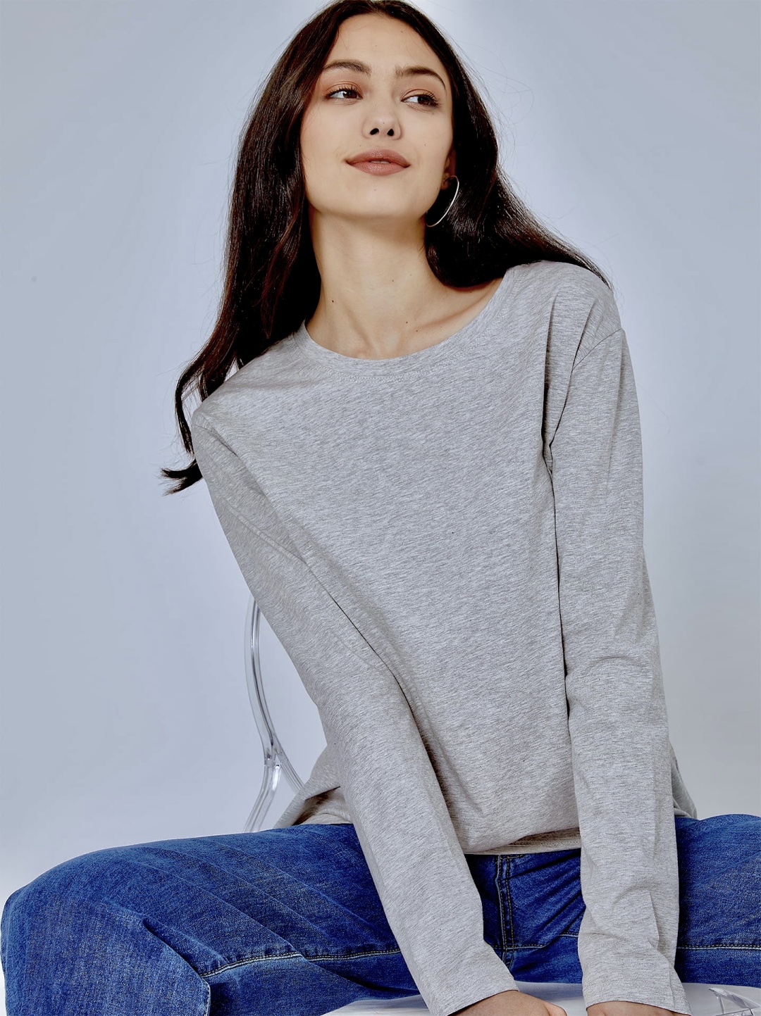 Лонгслив Ak-Deniz серый