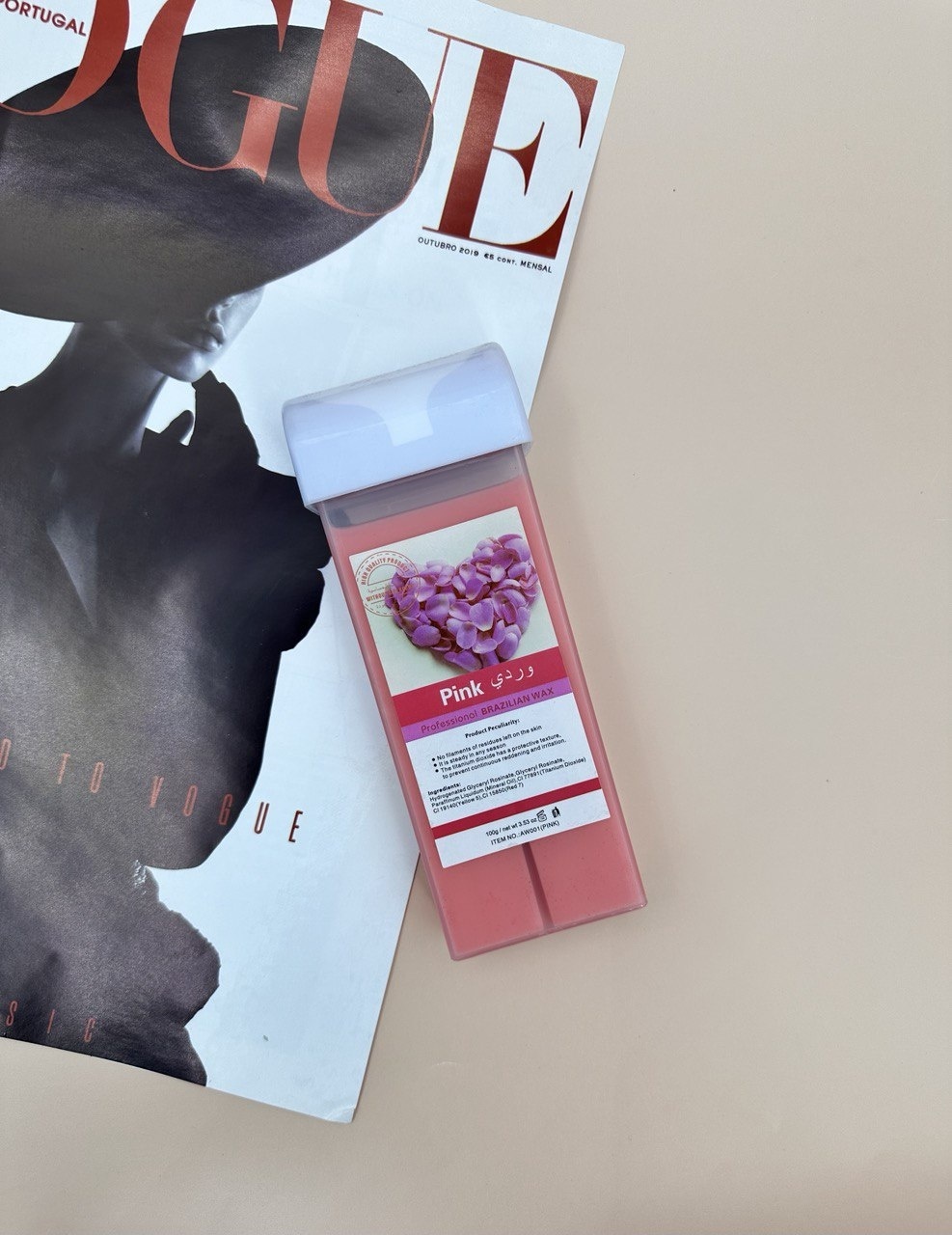Воск Profico Pink плотность средняя в картридже 100 г