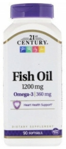 21st century Fish Oil 1200 мг №90
