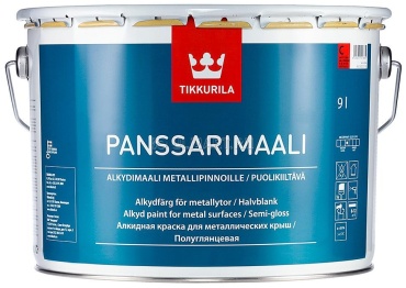 Tikkurila алкидная PANSSARIMAALI C 9 л, бесцветный