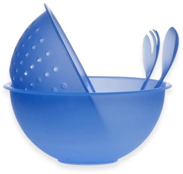 Миска SAGAD 26х26 см, пластик, 4 шт